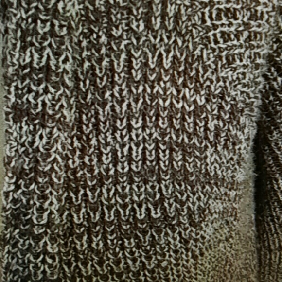 Dots Hooded Open Cardigan Sweater Size Medium - Picture 2 of 5